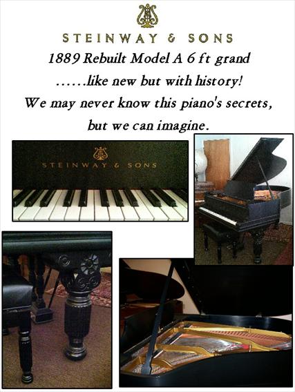 1889 Rebuilt Model A 6 ft. Grand Piano