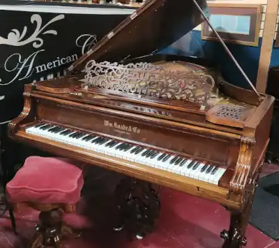 William Knabe Rosewood Grand Piano 1800