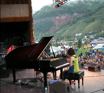 Hiromi, pianist with Stanley Clark.